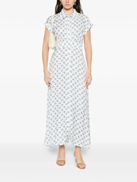 Maje floral button maxi dress - White - zdjęcie produktu nr 2