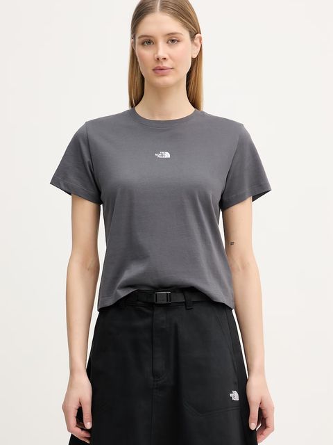 The North Face T-shirt basic damski bawełniany Essential - zdjęcie produktu nr 1