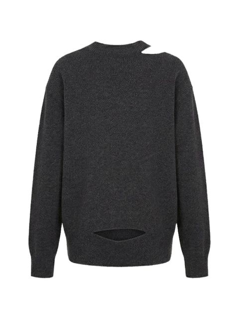 Simone Rocha embellished cut-out sweater - Grey - zdjęcie produktu nr 2