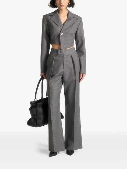 Manière De Voir Dina asymmetric tailored blazer - Grey - zdjęcie produktu nr 2