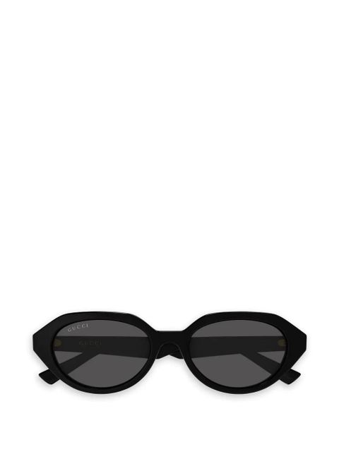 Gucci Eyewear geometric-frame sunglasses - Black - zdjęcie produktu nr 1
