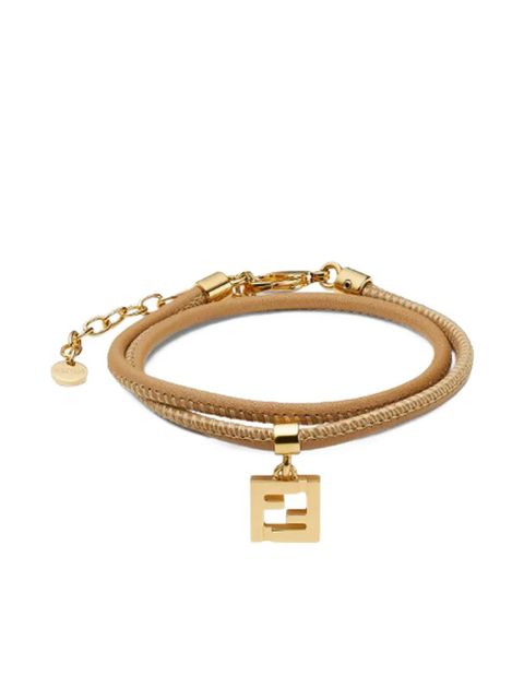 FENDI Forever leather bracelet - Gold - zdjęcie produktu nr 1