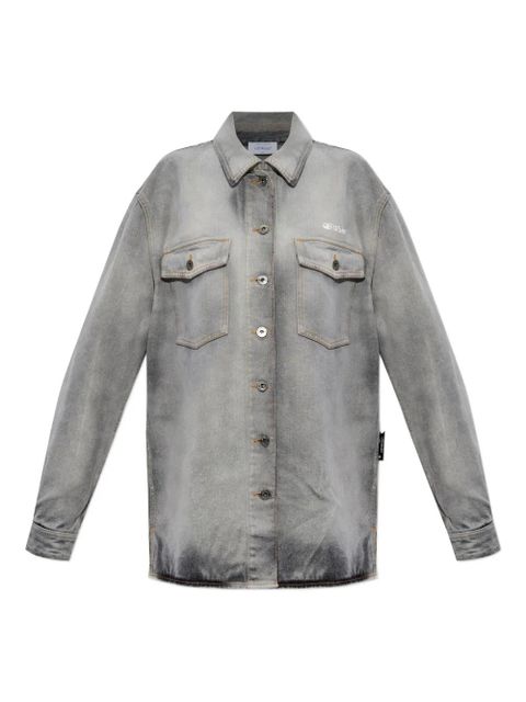 Off-White c/o Virgil Abloh denim shirt - Grey - zdjęcie produktu nr 1
