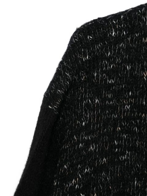 Alysi V-neck cardigan - Black - zdjęcie produktu nr 2