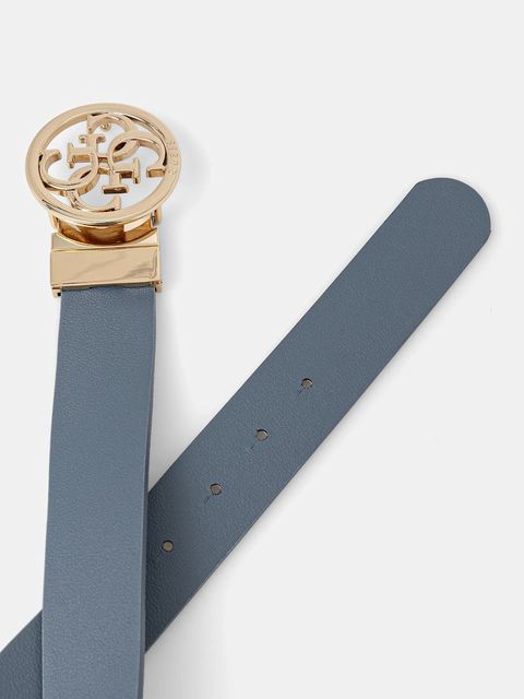 Guess pasek dwustronny NOELLE damski kolor niebieski BW9166 P4235