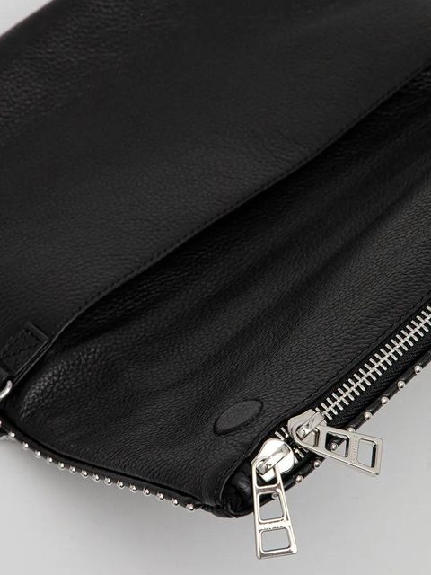 ZADIG&VOLTAIRE torebka skórzana kolor czarny LWBA00002 - zdjęcie produktu nr 2