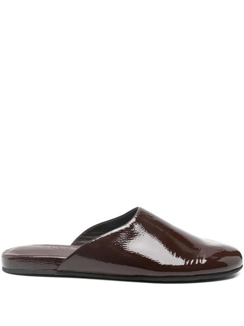 Ancient Greek Sandals patent-finish mules - Brown - zdjęcie produktu nr 1