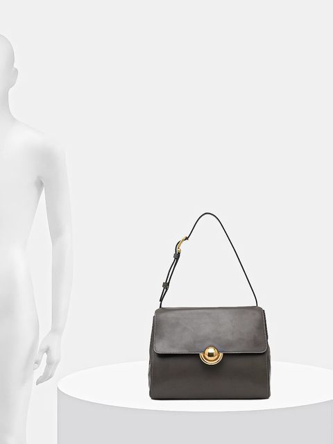 Furla torebka skórzana kolor brązowy WB01862.BX4185.4283S