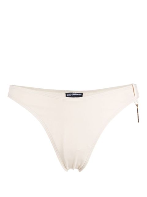 Jacquemus Le Bas de Maillot Signature bikini bottoms - Neutrals - zdjęcie produktu nr 1