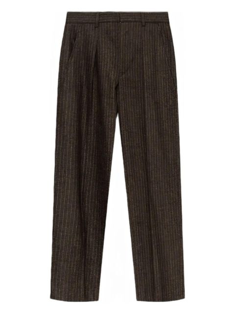 MARANT ÉTOILE Lisetta pinstripe trousers - Brown - zdjęcie produktu nr 1