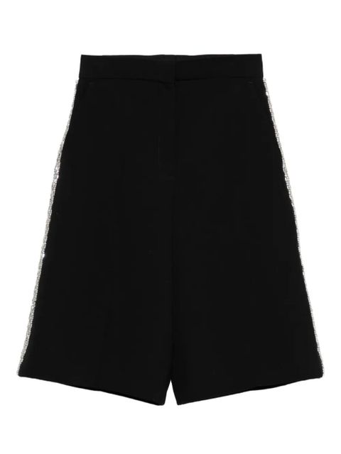 SANDRO embellishment-detail wool shorts - Black - zdjęcie produktu nr 1