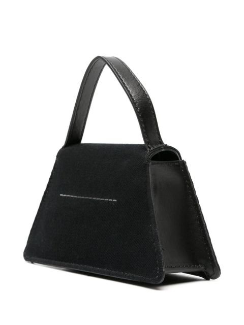 MM6 Maison Margiela numbers-plaque mini bag - Black