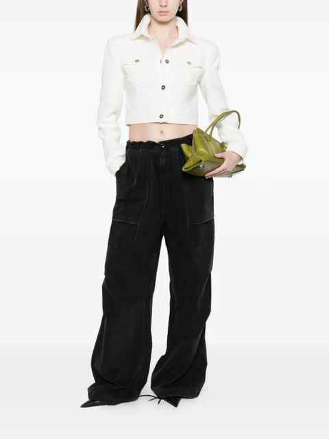 Blumarine button bouclé jacket - White - zdjęcie produktu nr 2