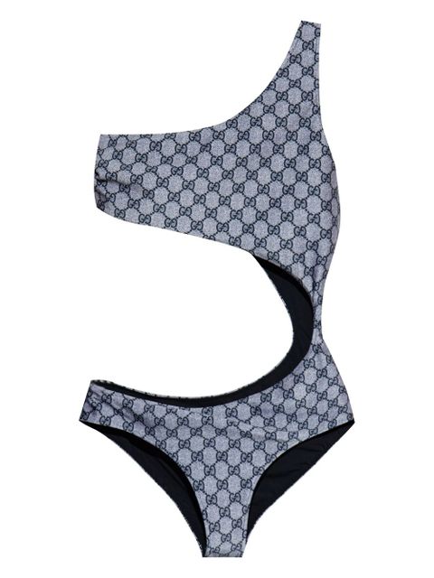 Gucci GG stretch-jersey swimsuit - Blue
