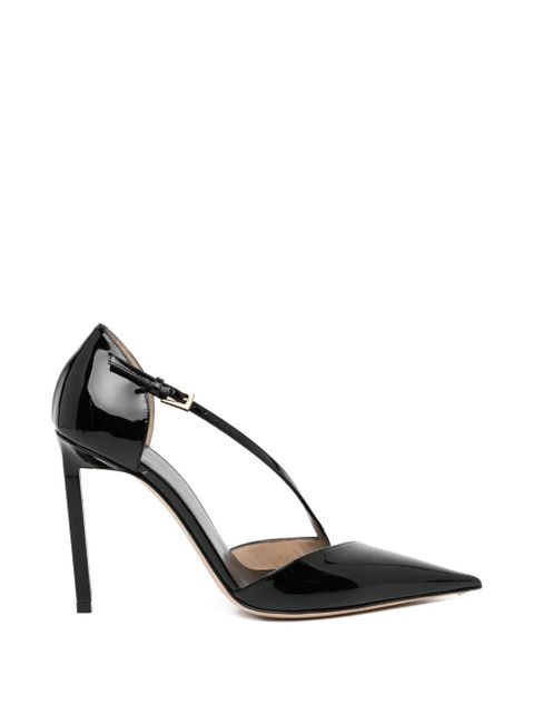 TOM FORD 110mm buckle strap pointed pumps - Black - zdjęcie produktu nr 1