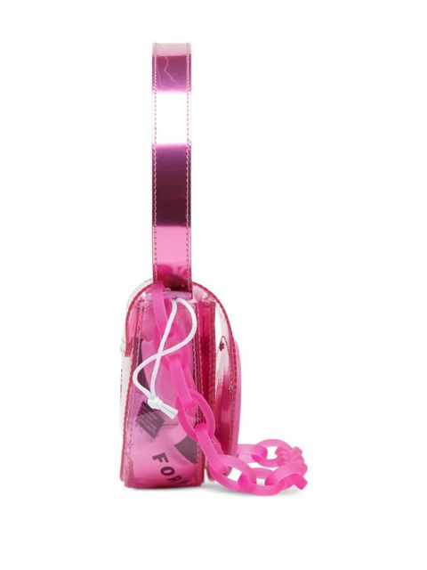 Diesel 1DR chain-detail shoulder bag - White