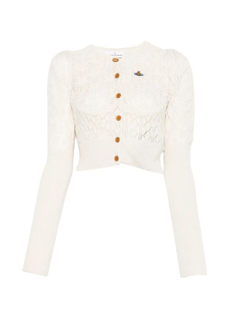 Vivienne Westwood Ella textured cardigan - Neutrals - zdjęcie produktu nr 1