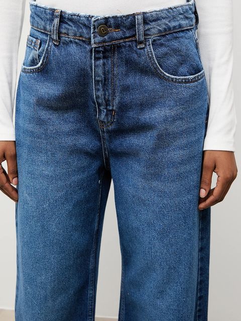 Answear.LAB jeansy damskie kolor niebieski