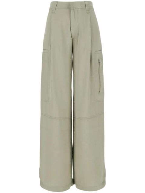 AMI Paris straight-leg cargo pants - Green
