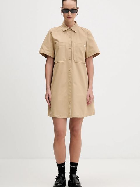 Hugo Blue sukienka bawełniana Kandira-1_B - zdjęcie produktu nr 2