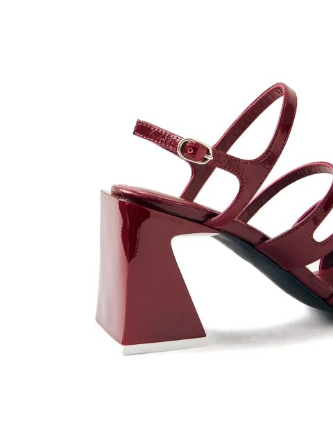 ALOHAS strappy block-heeled sandals - Red