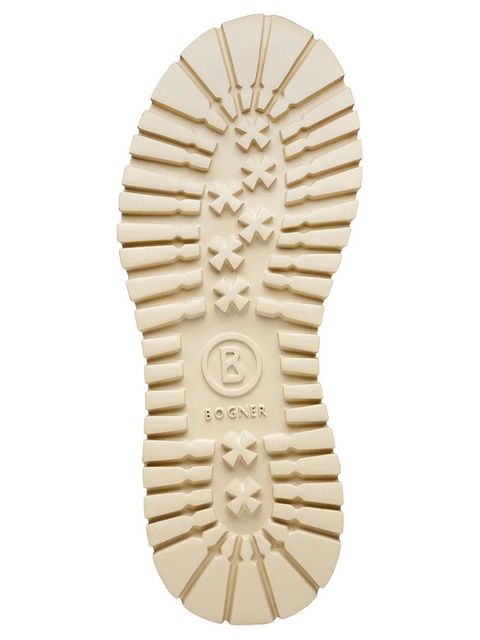 Bogner sneakersy skórzane MALAGA 20 A damskie kolor beżowy 22540353