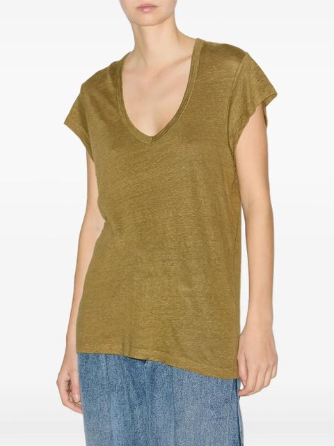 MARANT ÉTOILE Zankou T-shirt - Brown - zdjęcie produktu nr 2