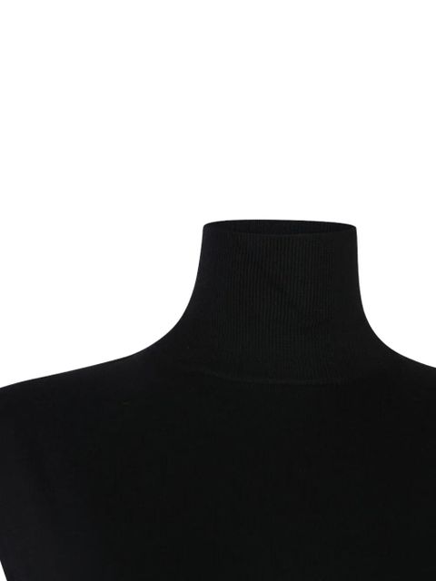 TOTEME sleeveless turtleneck top - Black