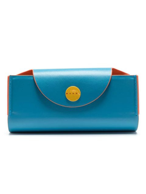 Marni Eyewear Kawasan Falls logo-engraved sunglasses - Neutrals