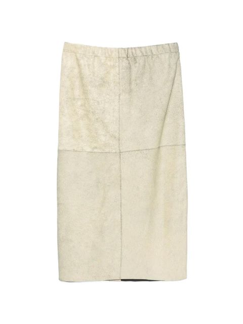 Alysi panelled slit midi skirt - Neutrals - zdjęcie produktu nr 1