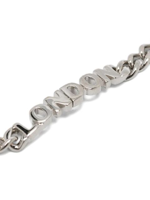 Vivienne Westwood Millicent name necklace - Silver