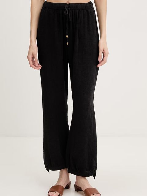 Lauren Ralph Lauren Spodnie straight damskie bawełniane - zdjęcie produktu nr 1