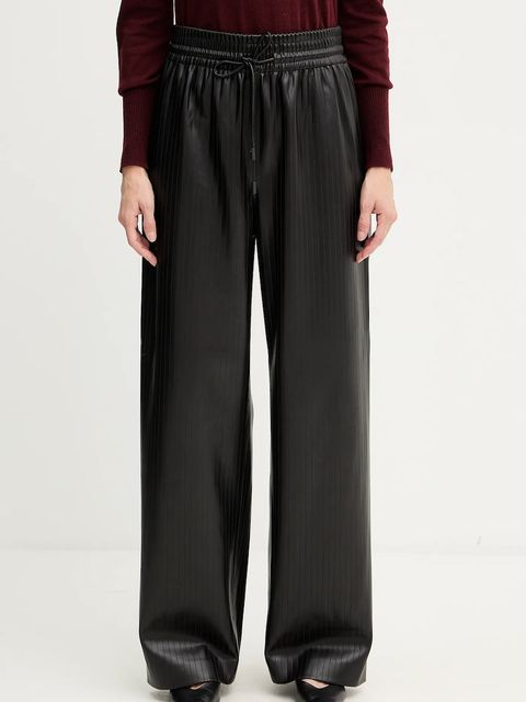 BOSS spodnie damskie kolor czarny szerokie high waist 50548123 - zdjęcie produktu nr 1