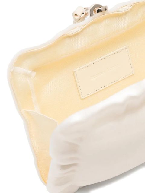 Simone Rocha pearl pillowcase clutch - White