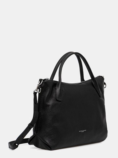 Gianni Chiarini torebka zamszowa CINDY kolor czarny BS.11700.CM