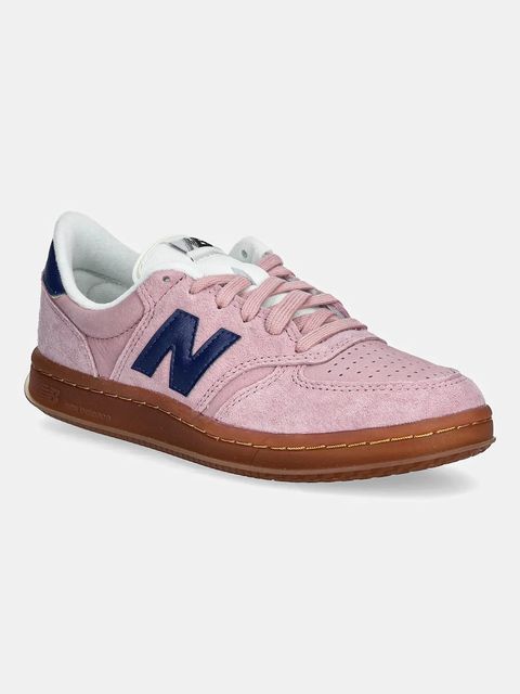 New Balance sneakersy zamszowe CT500 damskie kolor różowy CT500PHA - zdjęcie produktu nr 1