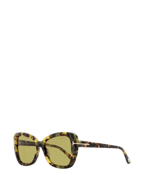 TOM FORD Eyewear Maeve butterfly-frame sunglasses - Brown - zdjęcie produktu nr 2