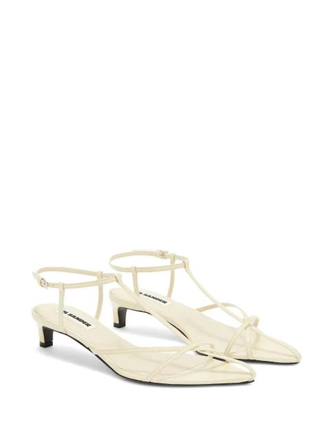 Jil Sander strappy leather sandals - White - zdjęcie produktu nr 2