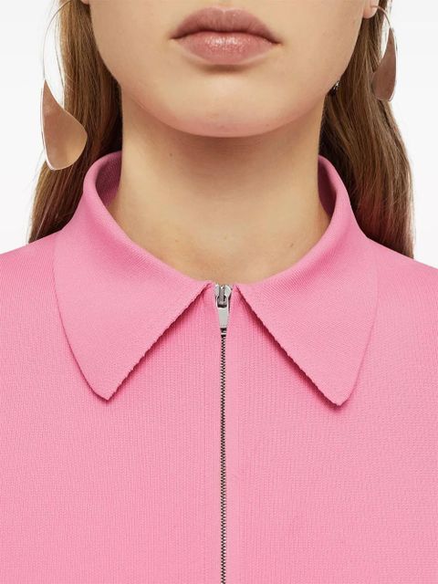 Jil Sander zipped polo shirt - Pink