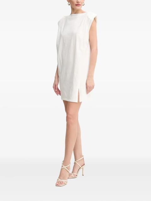 PINKO padded-shoulder dress - White - zdjęcie produktu nr 2