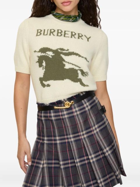 Burberry logo-equestrian knight T-shirt - Neutrals - zdjęcie produktu nr 2