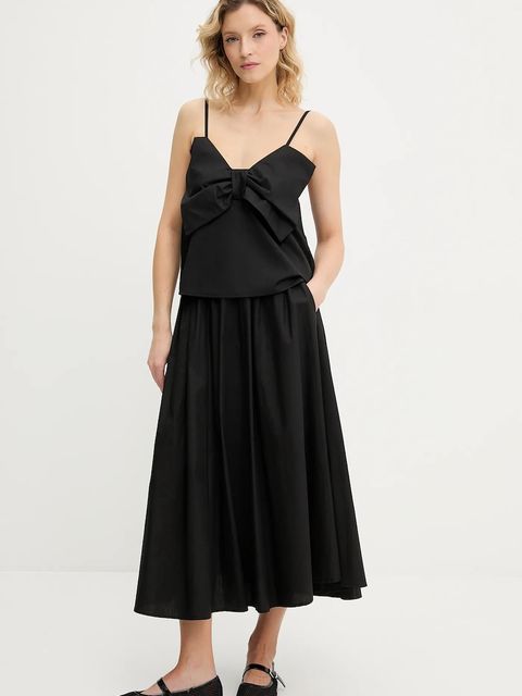 Answear.LAB komplet bawełniany damski kolor czarny