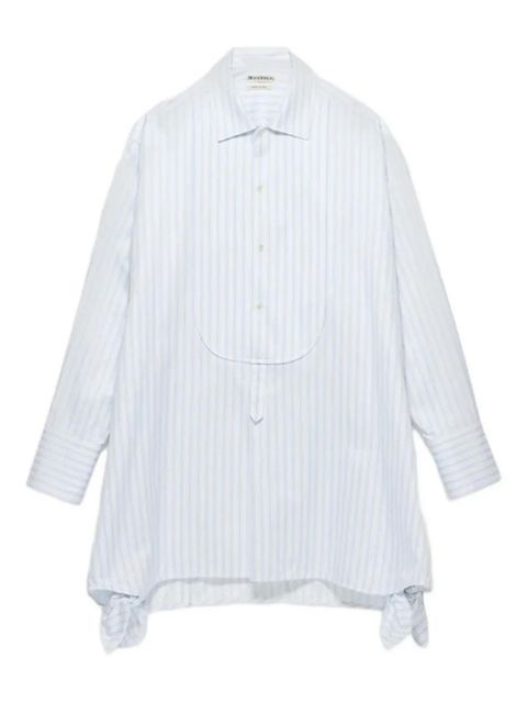 JW Anderson side-knot mini shirt dress - White - zdjęcie produktu nr 1