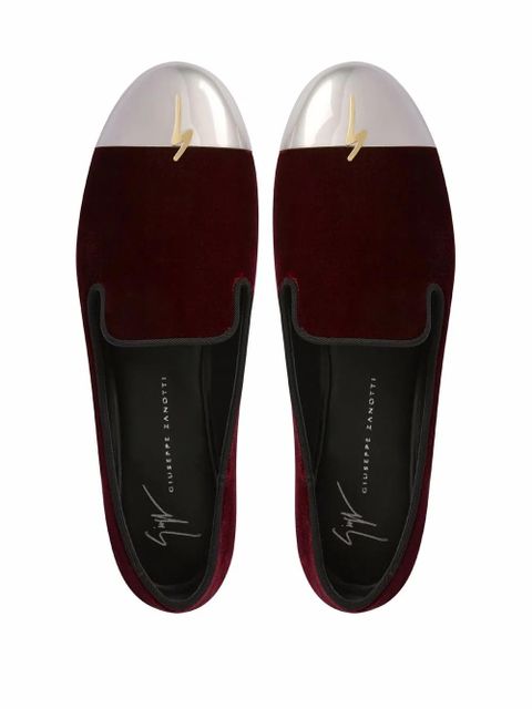 Giuseppe Zanotti Dalila Cup toe-cap loafers - Red