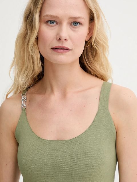 Karl Lagerfeld top kolor zielony A2W18017