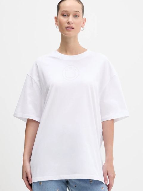 Hugo Blue t-shirt bawełniany Oversized _Tee_B_9 - zdjęcie produktu nr 1