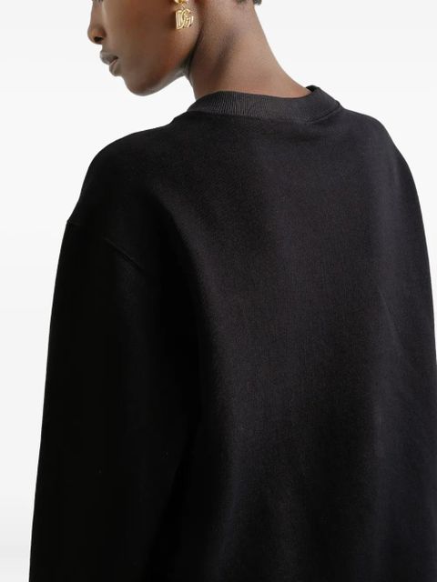 Dolce & Gabbana logo-embellished sweatshirt - Black