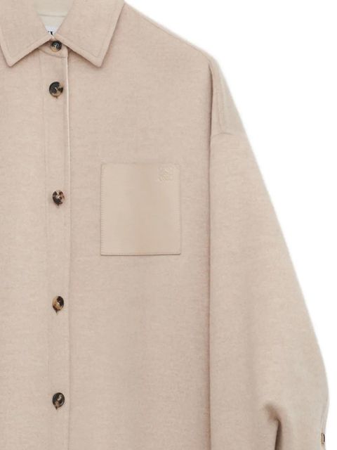 LOEWE button pocket coat - Neutrals - zdjęcie produktu nr 2