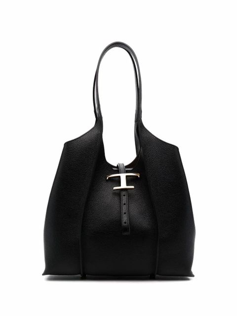 Tod's Timeless leather shopping bag - Black - zdjęcie produktu nr 1