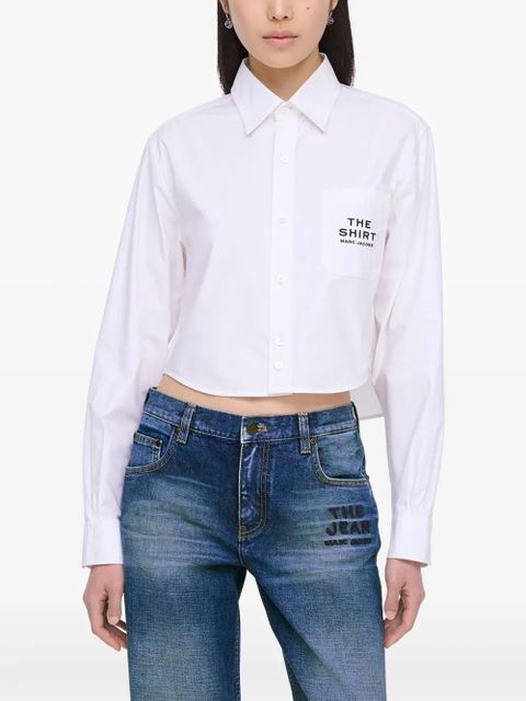 Marc Jacobs logo-embroidered shirt - White